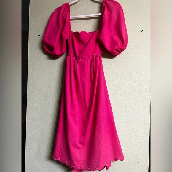 red white striped dress Lenora Dress